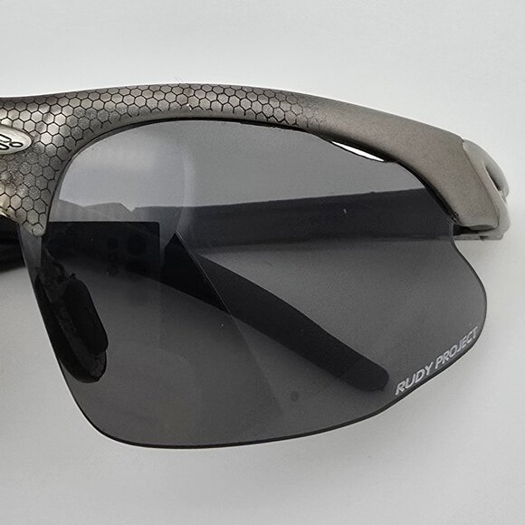 Rudy Project SN 58 Kerosene Titanium Honeycomb Frame 2x Lens Sunglasses w/ Case - Picture 12 of 16